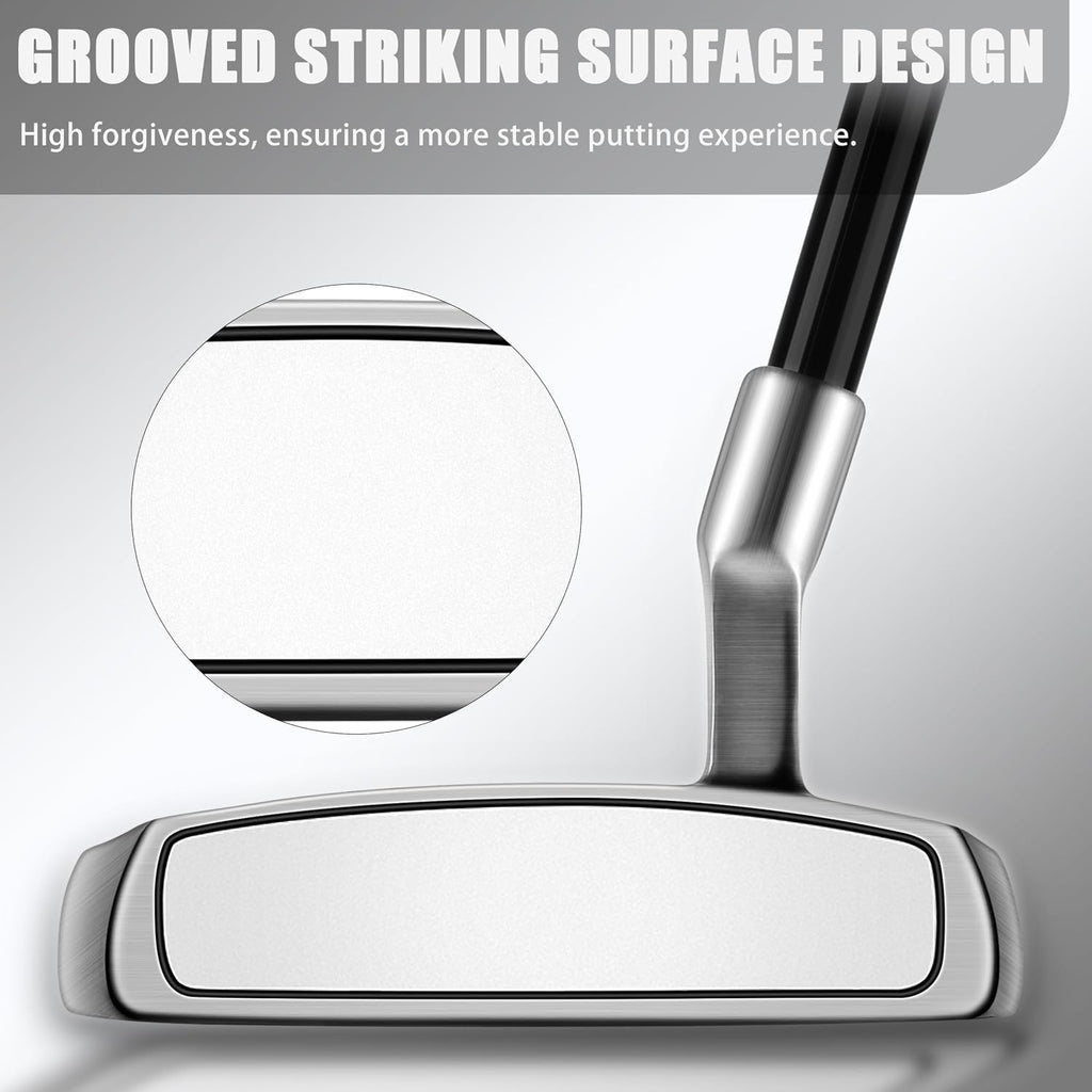 PGM Golf Putter for Men and Women - High MOI Mallet with Easy Alignment - Lightweight Graphite Shaft - Low Center of Gravity for Straighter Putts