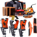 RaceWax Elite Ski Wax Tuning Kit + Metal World Cup Ski Vise + Snowboard Adapter - (ZB-5530)