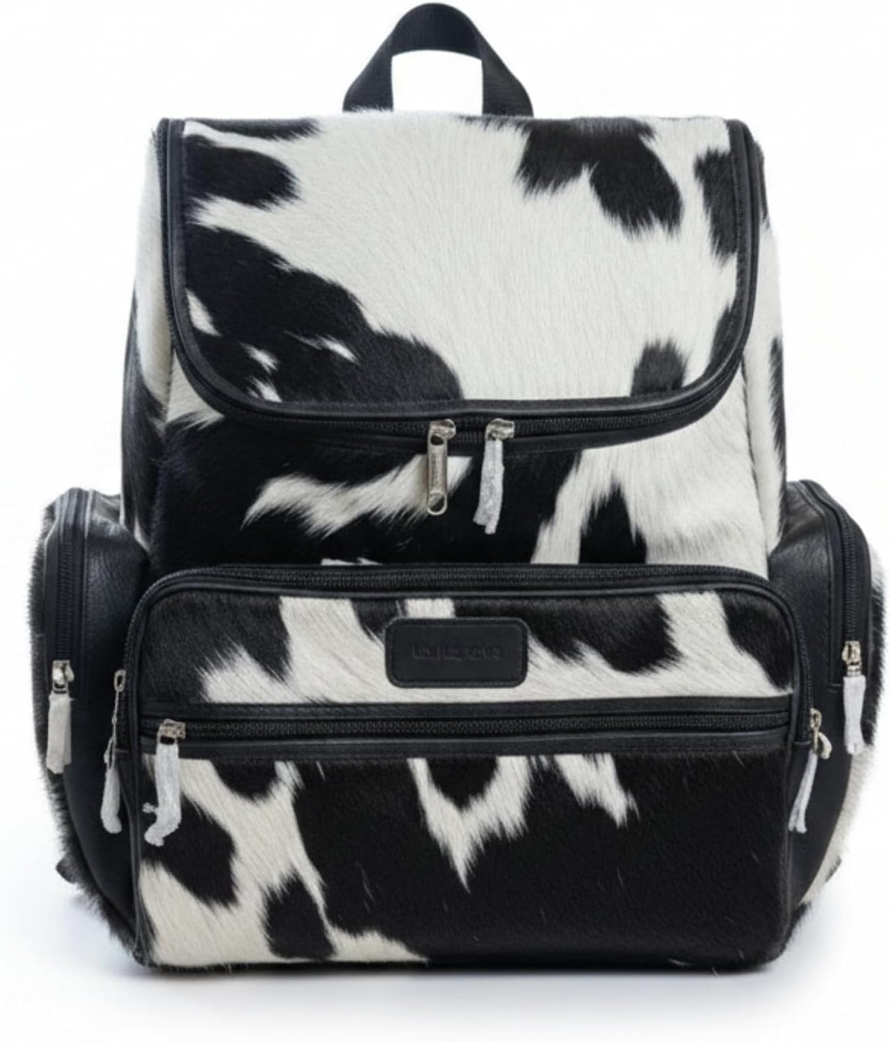Leather Cowhide Backpack | Traveling Backpack Leather is for both Men and Women Special designed for, sports, Gym, black and white