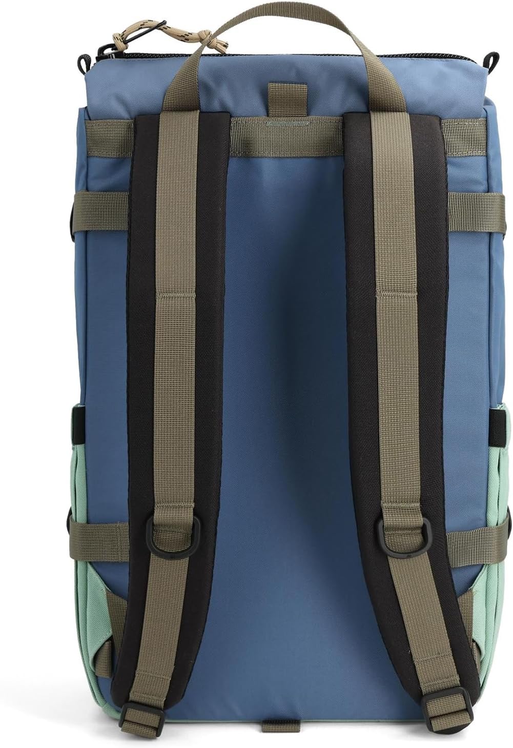 Topo Designs Rover Pack Classic Backpack - Daily Bag for Commutes, Day Trips, Hikes, Iconic Denver Design, PFAS-Free, Fair Trade (Stone Blue/Ash Green)