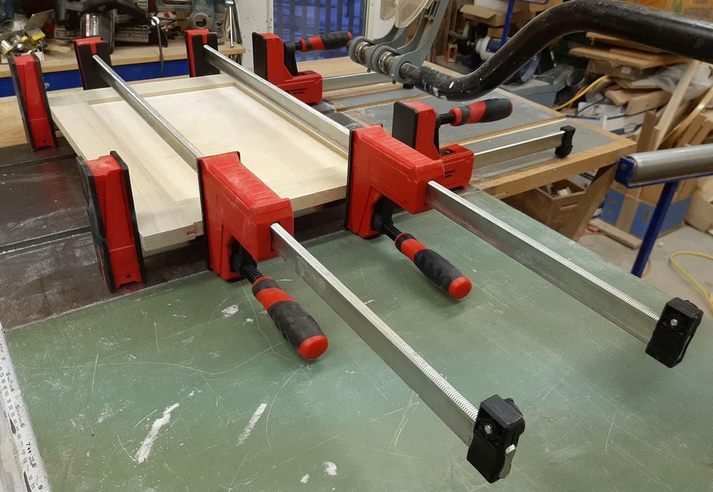 VIKING MOUNTAIN TOOL WORKS Cabinet Door Parallel Fixed Jaw Cabinet Makers Clamp Set of 4 (2x24'+2x32')
