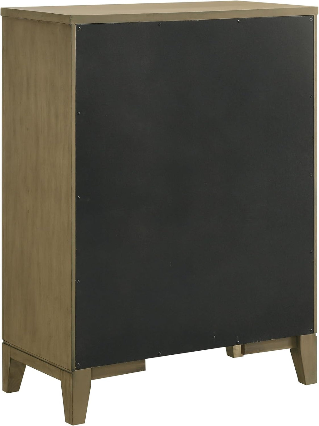 Coaster Home Furnishings - Granada - Wood - 5-Drawer Chest with Antique Nickel Hardware, Felt-Lined Top and Square Tapered Legs - Modern Classic - Bedroom - Natural Pine - 224925
