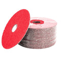 VSM 149549 Resin Fiber Disc, Red, Coarse Grade, Fiber Backing, Ceramic Plus, 24 Grit, 5' X 7/8' Arbor Hole, Pack of 50