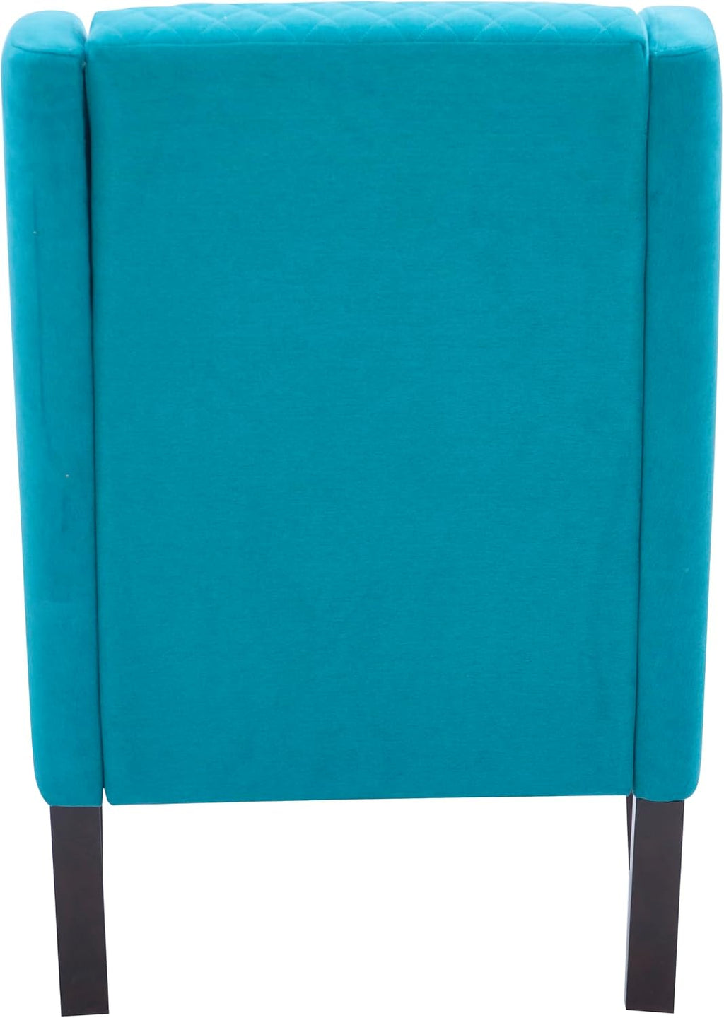 Powell Glenn Teal Wingbacked Accent Chair with Quilted Seat