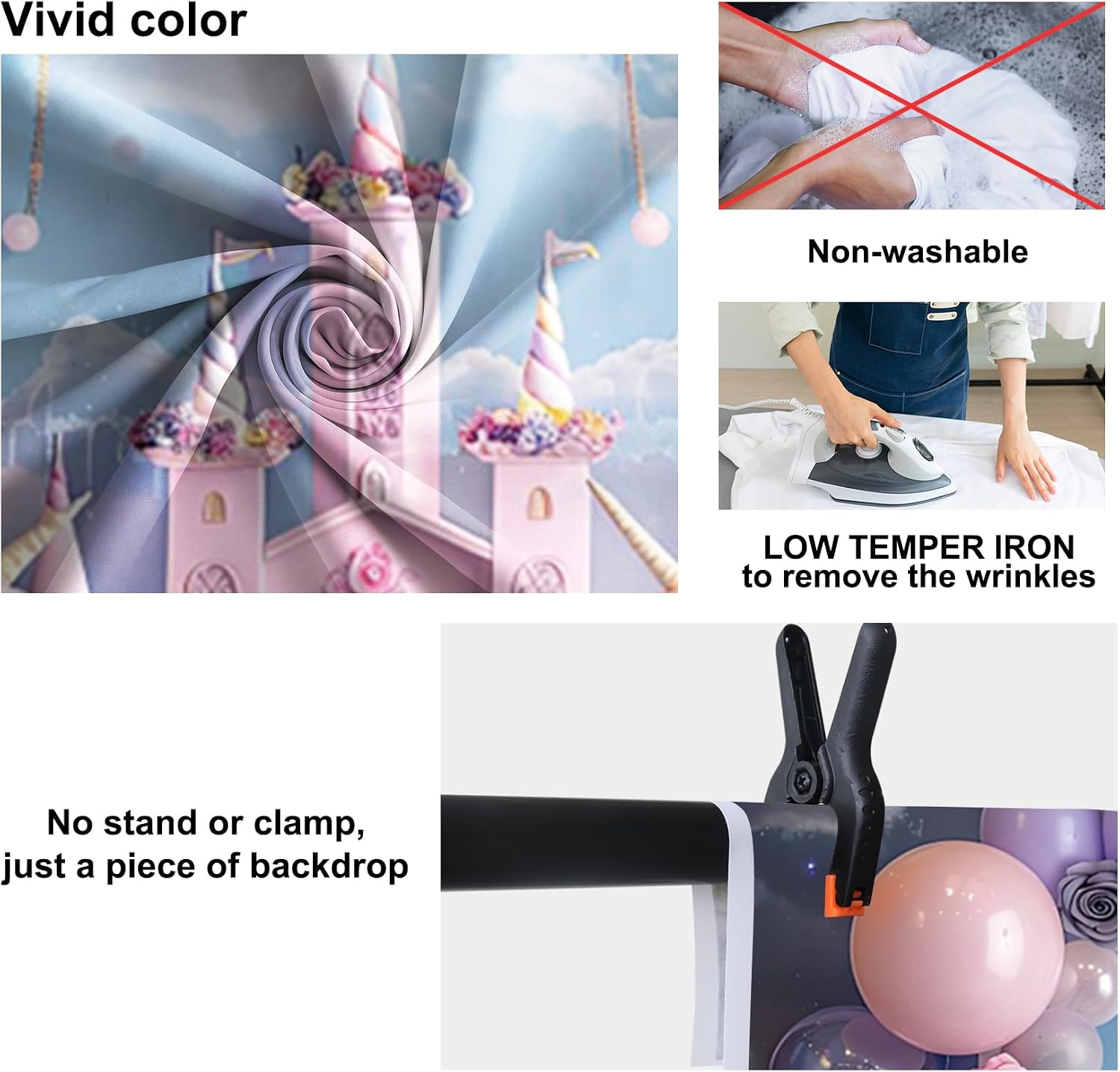 20x10ft Purple Castle Backdrop for Photography Pink Arch Balloon Flower Royal Place Lovely Unicorn Photography Background Baby Shower Birthday Party Wedding for Princess Girl Props Video