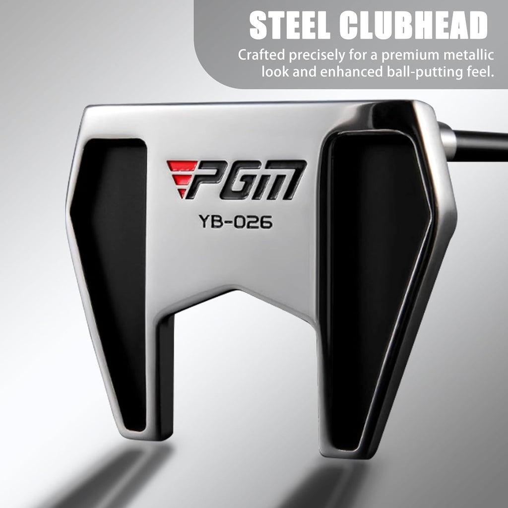 PGM Golf Putter for Men and Women - High MOI Mallet with Easy Alignment - Lightweight Graphite Shaft - Low Center of Gravity for Straighter Putts