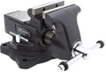 Yost HD550-C Heavy Duty 5-1/2 Inch Mechanics Work Bench Vise | Heavy Duty Woodworking & Metal Work Table with Secure Grip Swivel Base | 60,000 PSI Casting Iron Material with Extra-large Anvil Surface