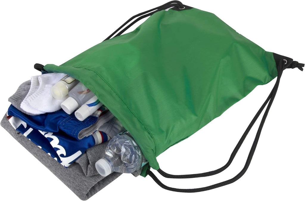 Trail maker 100 Pack Drawstring Backpack Bulk, Wholesale Drawstring Backpacks in Bulk for Work, Party Favors