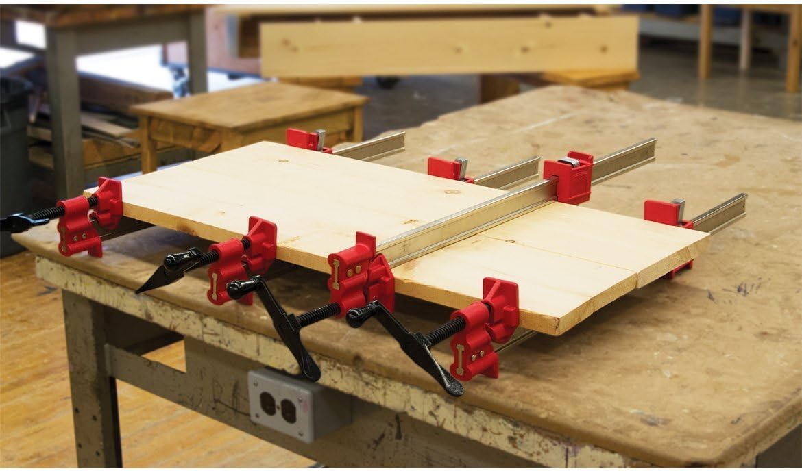 Bessey Exceptional Strength IBEAM Bar Clamps from 24-96 inches for Woodworking