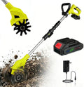 20V Mini Cordless Tiller for Gardening, 6 Lbs Ultra Lightweight Electric Garden Tiller for Women/Seniors, 6.3' Width & 4' Depth, Rototiller for Lawn/Soil Cultivation, Gardening Gifts for Parents