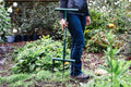 Raised Bed Garden Fork - Green, 9' Tines, 12' Width, 25.5' Height, 8 lbs, Manual Operation, Metal