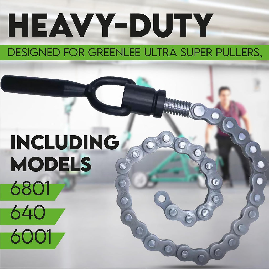 27831 – 24' Clamp Chain for Greenlee Ultra Super 6801, 640, 6001 | Industrial-Grade Conduit Holding Chain