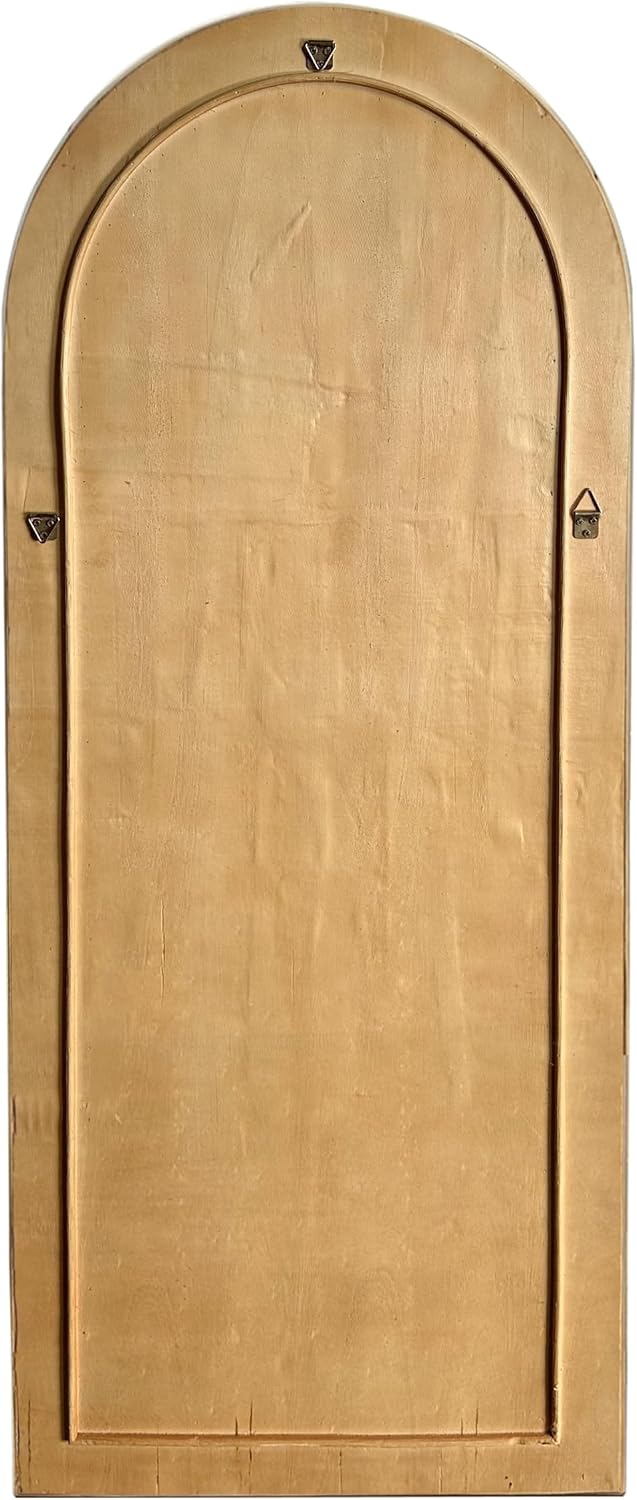 Tov Furniture Tanya Natural Rattan 70' Floor Mirror
