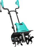 IncwBo Tiller Cultivator 17 inch 15 Amp 6 Steel Tines Tillers for Gardening Electric Rototiller for Garden Yard