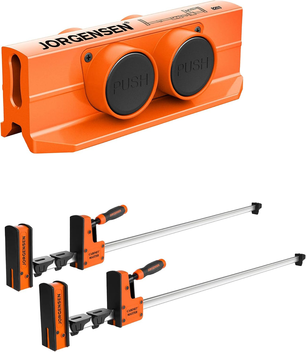 JORGENSEN 36-Inch Parallel Bar Clamp 2-Pack & Parallel Clamp Extender