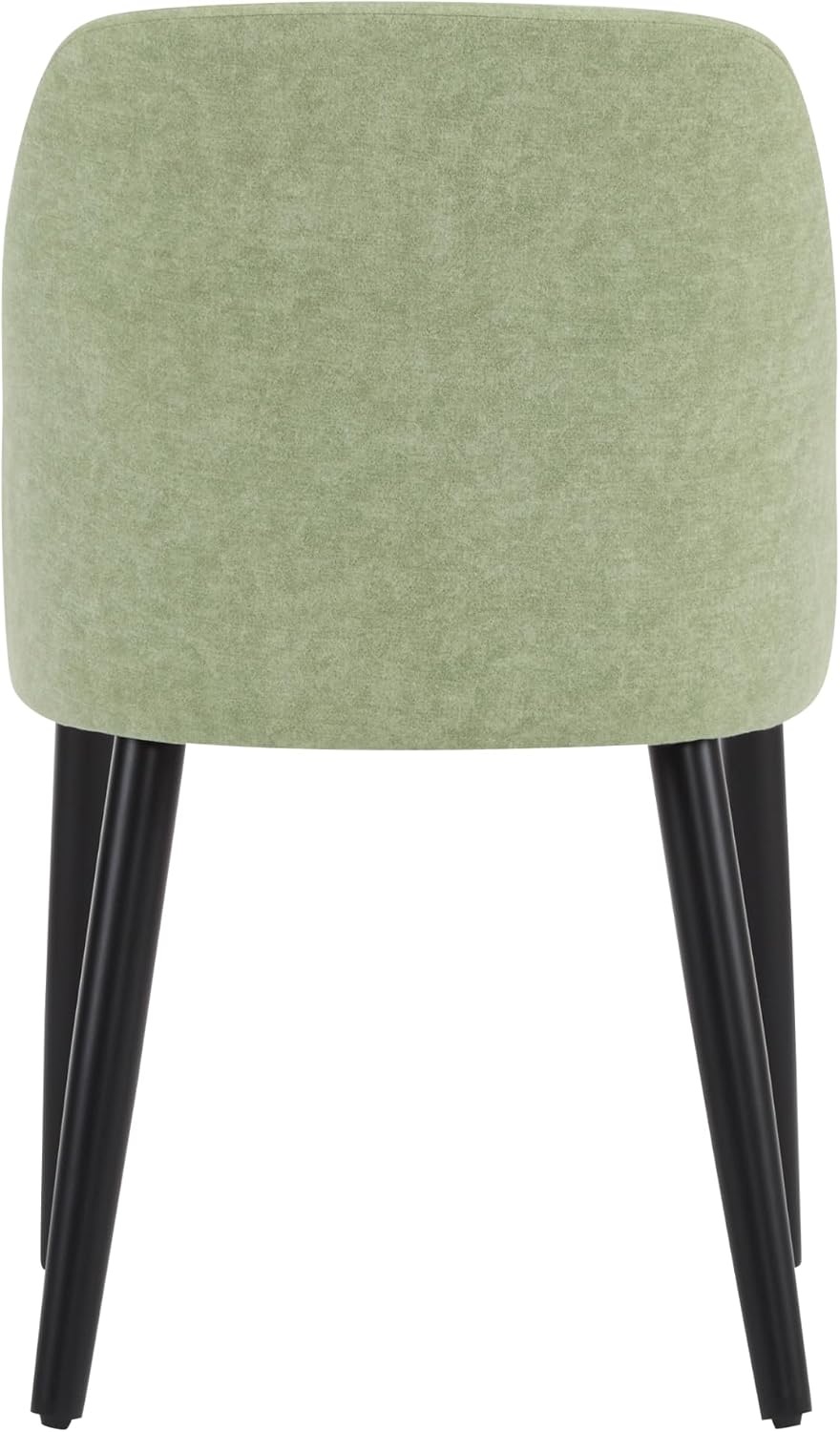 Christopher Knight Home Set of 2 Ringo Fabric Upholstered Dining Chairs, Rubberwood Frame, Curved Backrest, Foam-Filled Cushion, Armless Accent Chair/Side Chair for Dining Room/Kitchen, Mint+Black