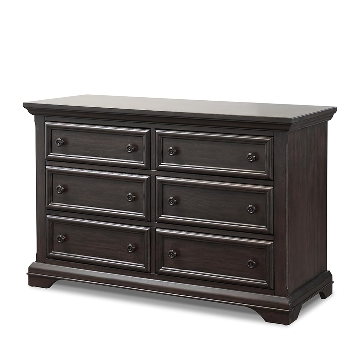 SORELLE FURNITURE Portofino Baby Dresser – Brushed Ivory Dresser for Nursery, Kids Bedroom, Dresser Drawers, Nightstand for Child's Room with Drawers, Nursery Furniture for Infant-Topper Autumn
