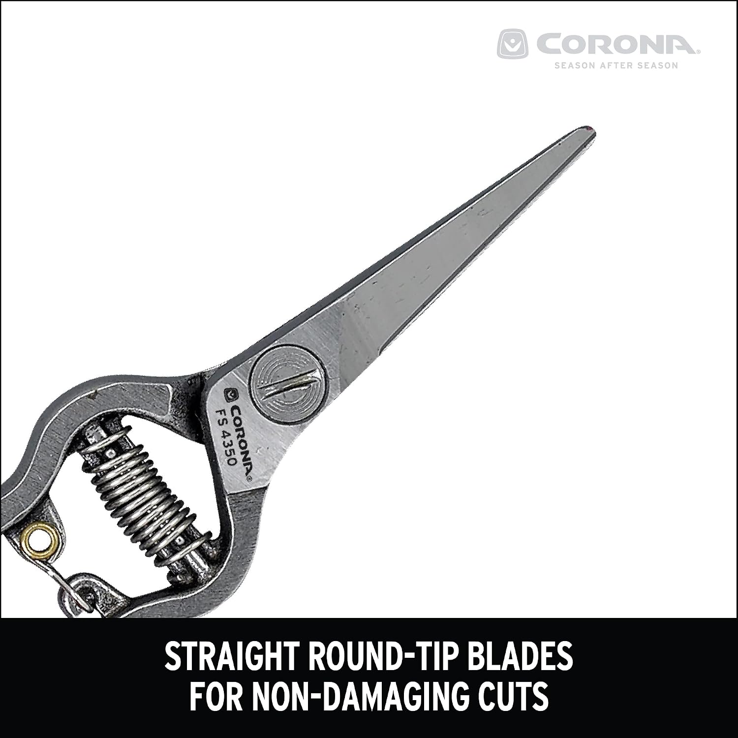 Corona FS-4350 Thinning Shears Cushioned Non-Slip Grip, Steel (Pack of 6)