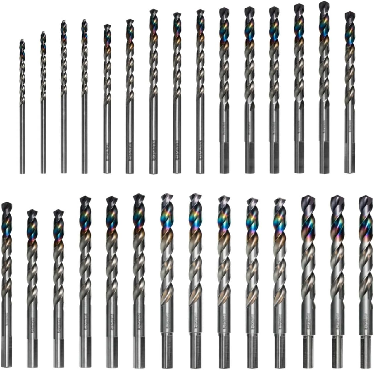 Diablo Metal Demon Drill Bit Set with Thermal Shield Protective Coating for Mild, Hardened and Stainless Steel - 29-Pieces Set - DMD-T29