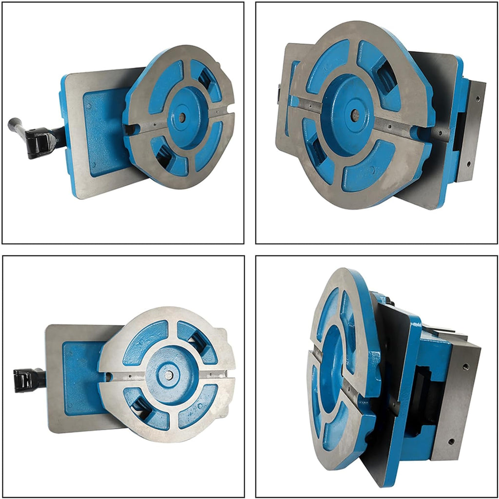 waltyotur 6 Inch Precision Mill Bench Vise W/Swivel Base for Milling Shaping and Drilling Machines