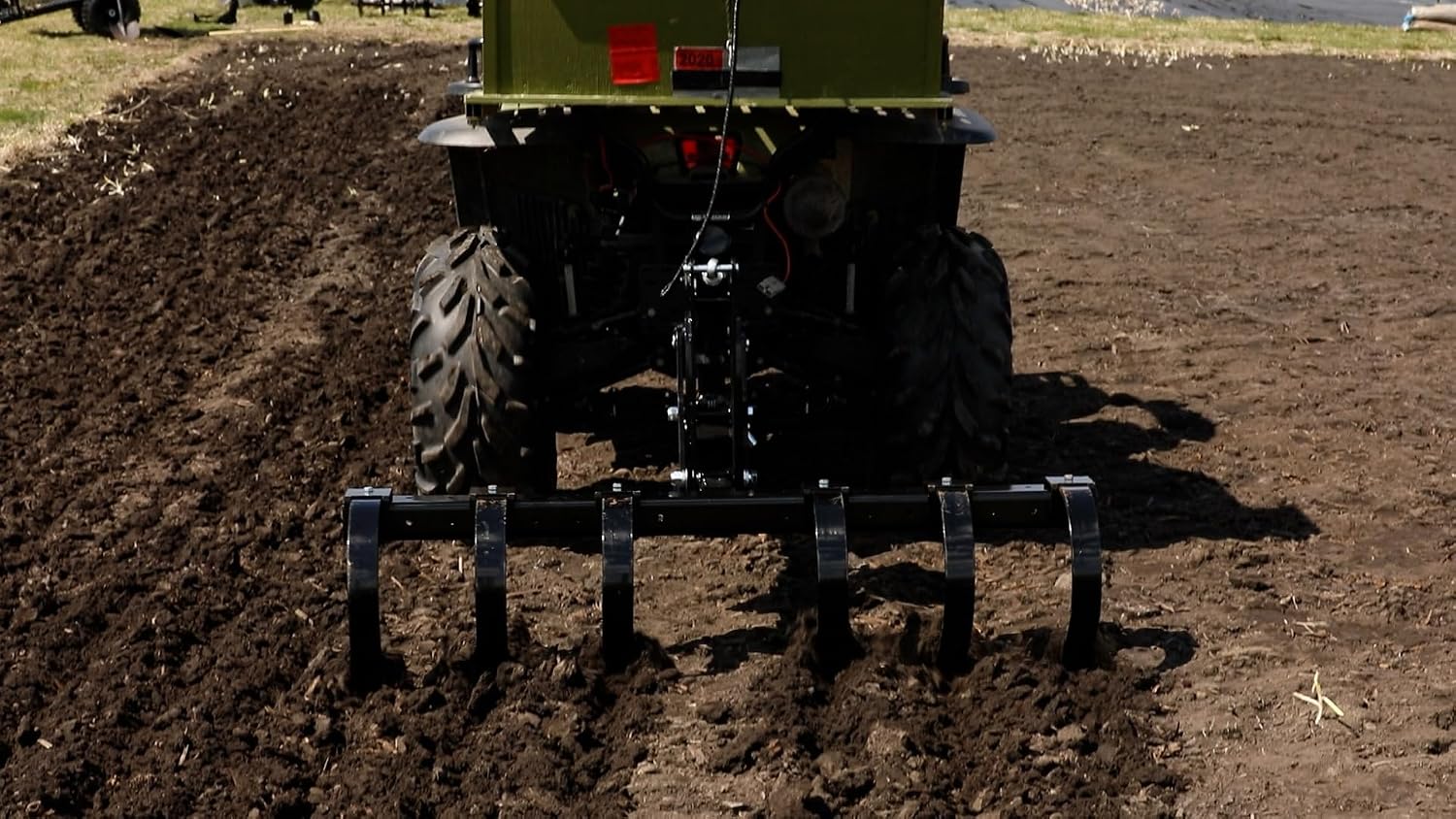 MotoAlliance Impact IMPLEMENTS® Cultivator/Chisel Plow for ATV, UTV, & Lawn/Garden Tractors. Great for Breaking up Soil and Providing a Bed for Plants, Seeds, and More.