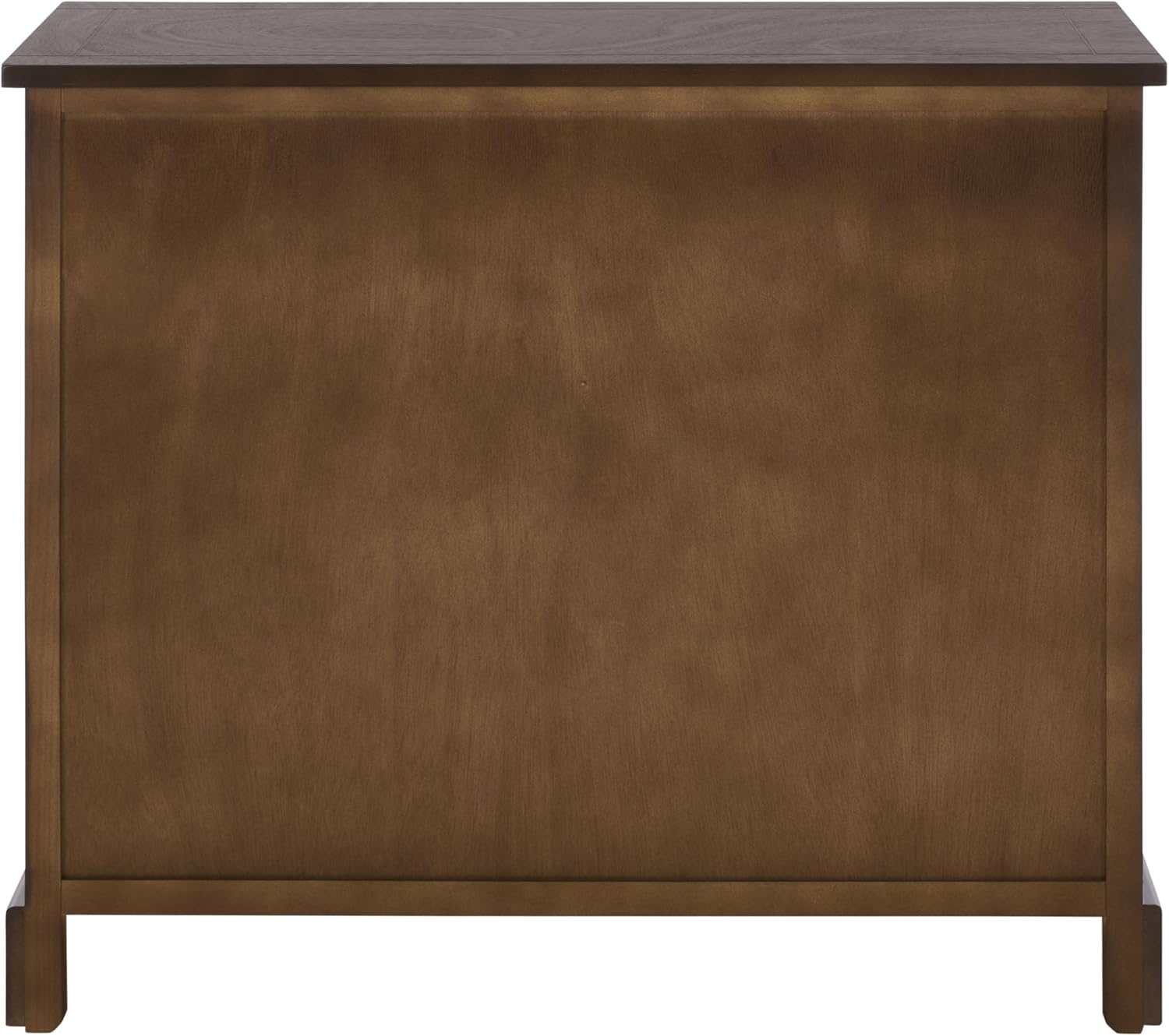 SAFAVIEH Furniture - Herman 2-Drawer Storage Unit - Dark Chocolate - Solid Wood - Classic Storage Design - Ideal for Living Room, Entryway, 29' W x 13' D x 27.5' H - Fully Assembled (AMH5702H)