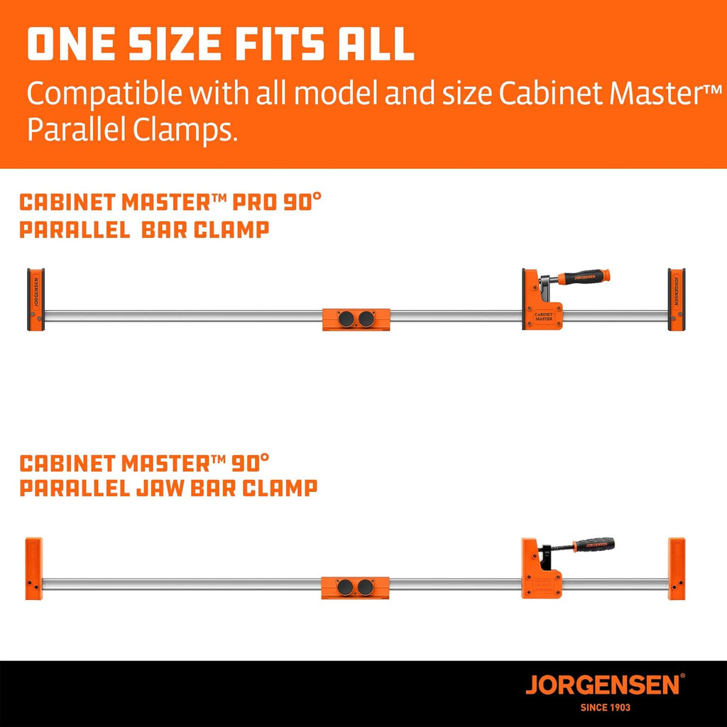 JORGENSEN 36-Inch Parallel Bar Clamp 2-Pack & Parallel Clamp Extender