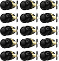Probrico Interior Closet Door Knob, Black Door Knobs for Interior Doors, Hallway Passage Door Knob with Round Ball Knob, 15 Pack