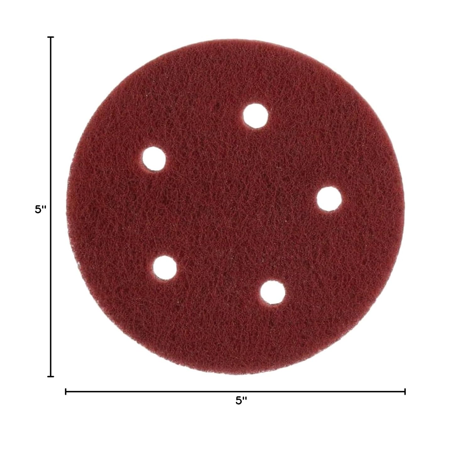 3M Scotch-Brite HOOKIT 7447 PRO DISC, 5 in X NH (00076308771423) (40/Each)