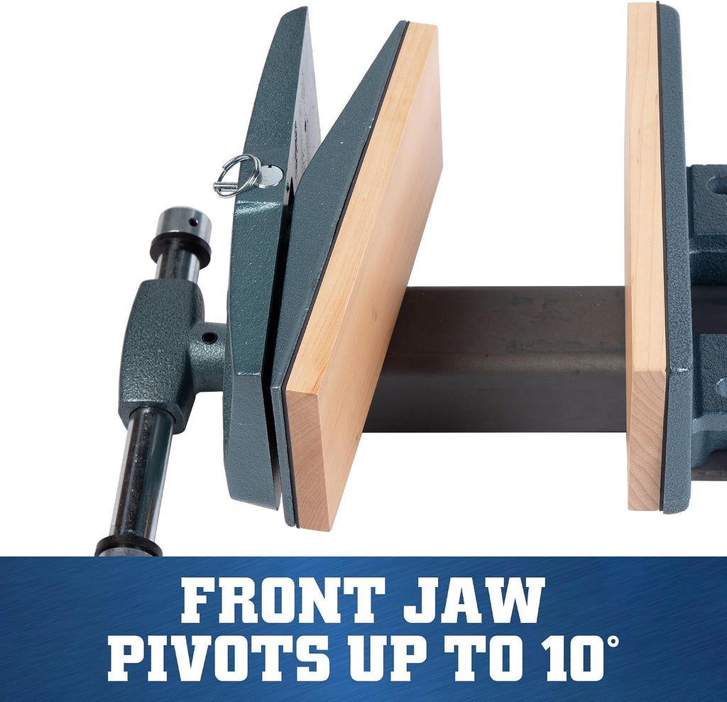 Wilton Woodworking Vise, 4' x 10' Pivot Jaw, 13' Jaw Opening (Model 79A)