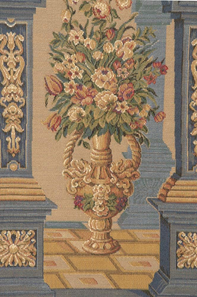 C Charlotte Home Furnishings Inc Loggia Columns European Tapestry Wall Hanging | Viscose Cotton and Polyester Blend Wall Art | 54 in. x 42 in | Home Decor Accents | Inspired by Famous