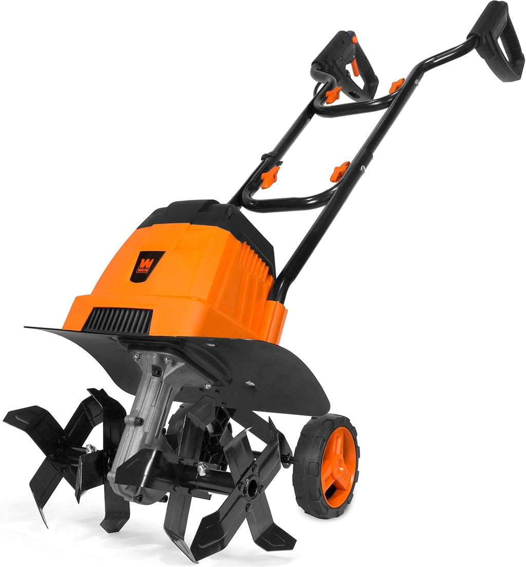 WEN TC0714 7-Amp 14.2-Inch Electric Tiller and Cultivator, Black