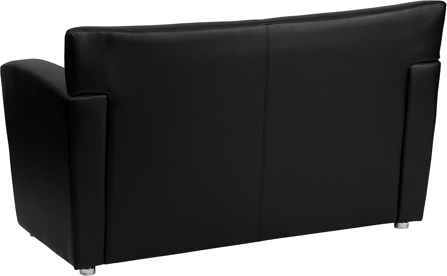 Flash Furniture HERCULES Majesty Series Black LeatherSoft Loveseat