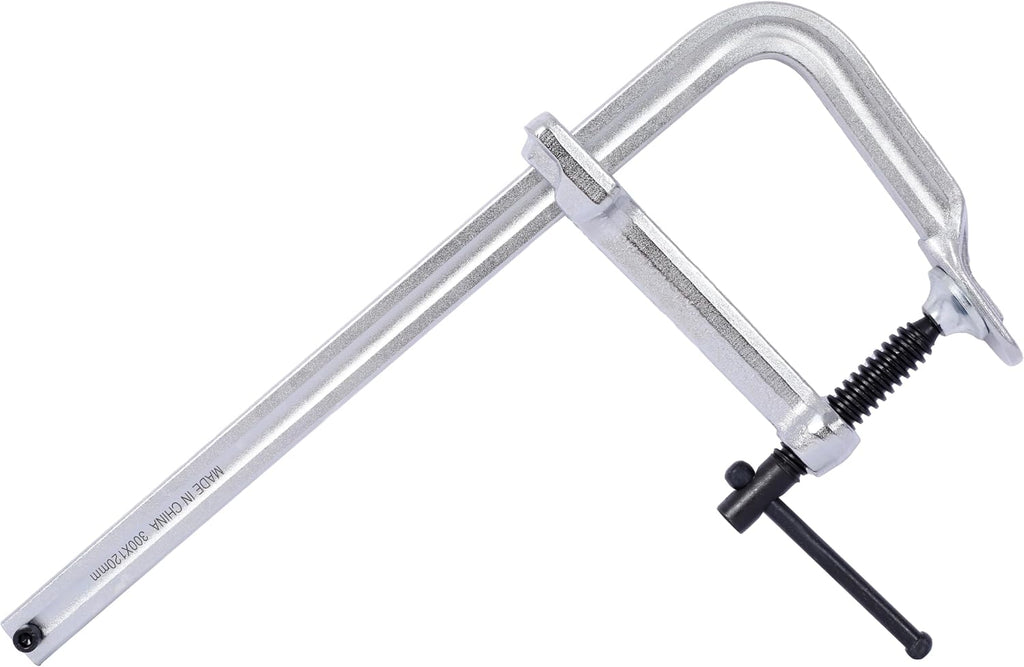 Heavy-Duty Steel Bar & F Clamp Set - Professional Drop Forged Clamps for Welding, Woodworking, Metalworking, DIY Crafts (12 inch x 4-3/4 inch Pack of 4)