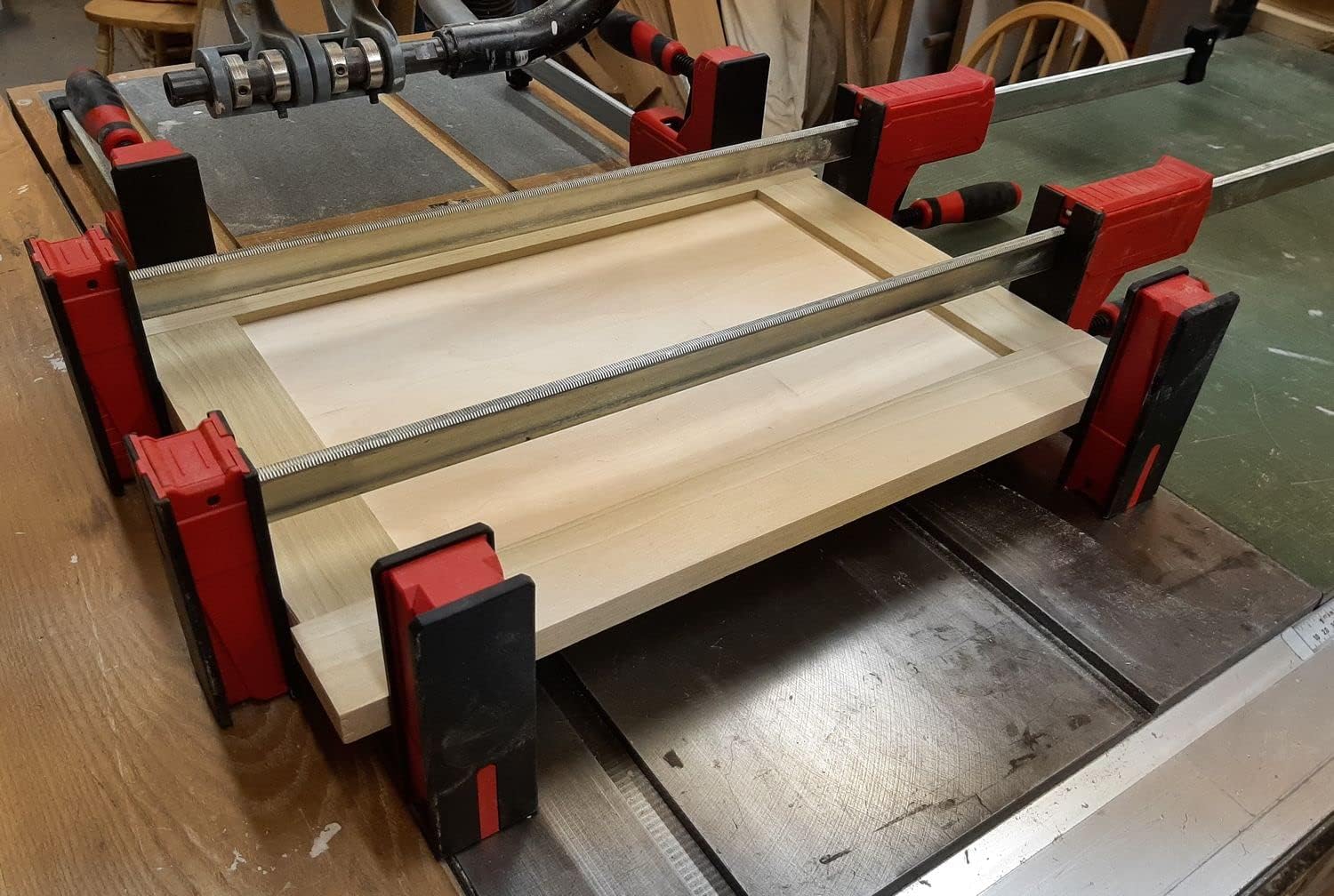 VIKING MOUNTAIN TOOL WORKS Cabinet Door Parallel Fixed Jaw Cabinet Makers Clamp Set of 4 (2x24'+2x32')