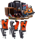 RaceWax Pro Tune Ski Wax Tuning Kit Plus All Metal World Cup Ski Vise - (ZS-7972)