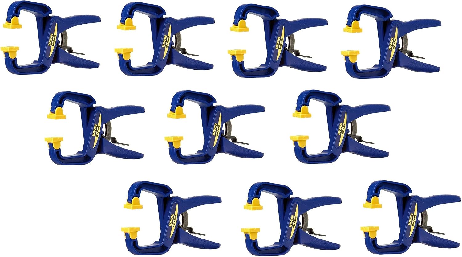 IRWIN QUICK-GRIP Handi-Clamp, 4', 10 Pack, 59400CD