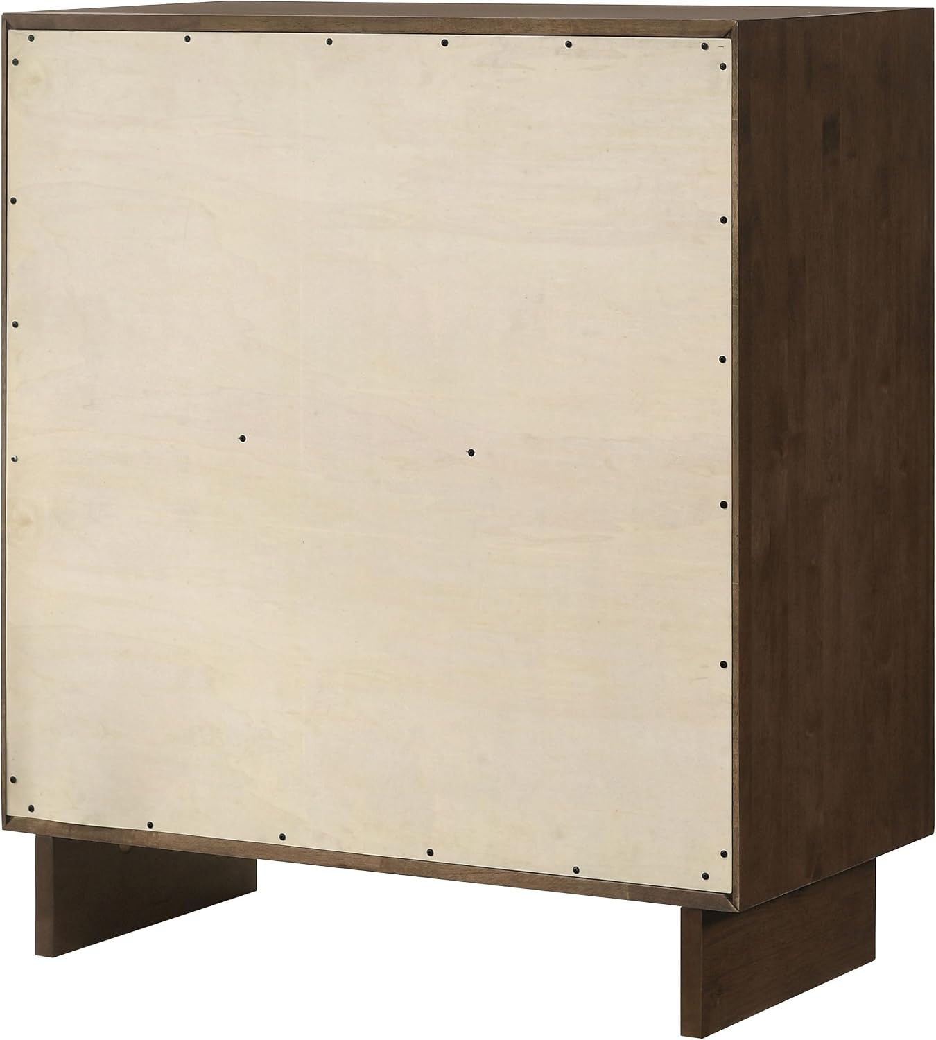 Coaster Home Furnishings - Glenwood - Wood - 4-Drawer Chest of Drawers with Mitered Trim, Felt-Lined Top and Fingertip Pulls - Transitional - Bedroom - Warm Brown - 225015