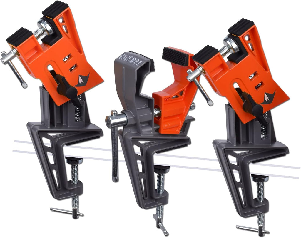RaceWax Pro Tune Ski Wax Tuning Kit Plus All Metal World Cup Ski Vise - (ZS-7972)