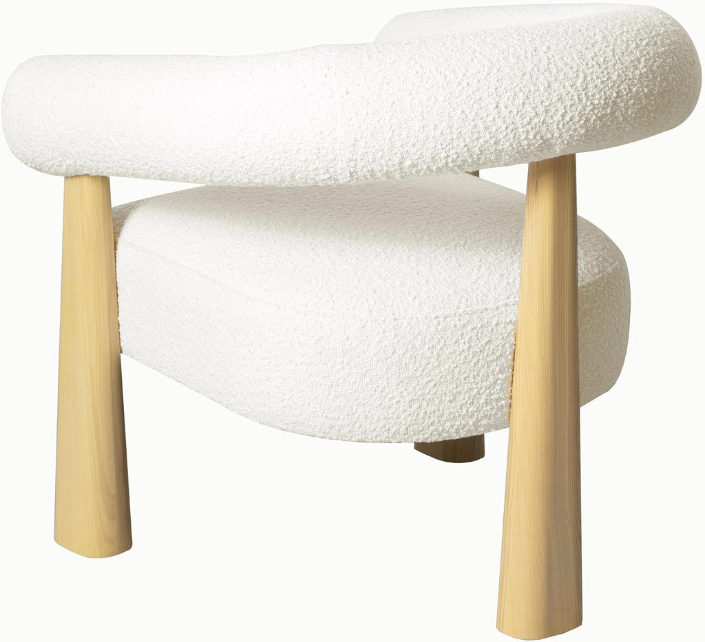 Tov Furniture Spara Cream Performance Boucle Accent Chair (Cream)