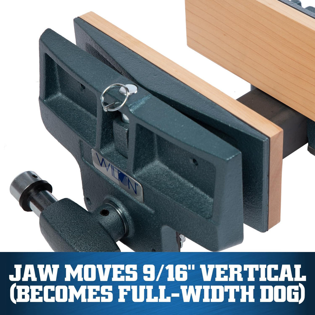 Wilton Woodworking Vise, 4' x 10' Pivot Jaw, 13' Jaw Opening (Model 79A)