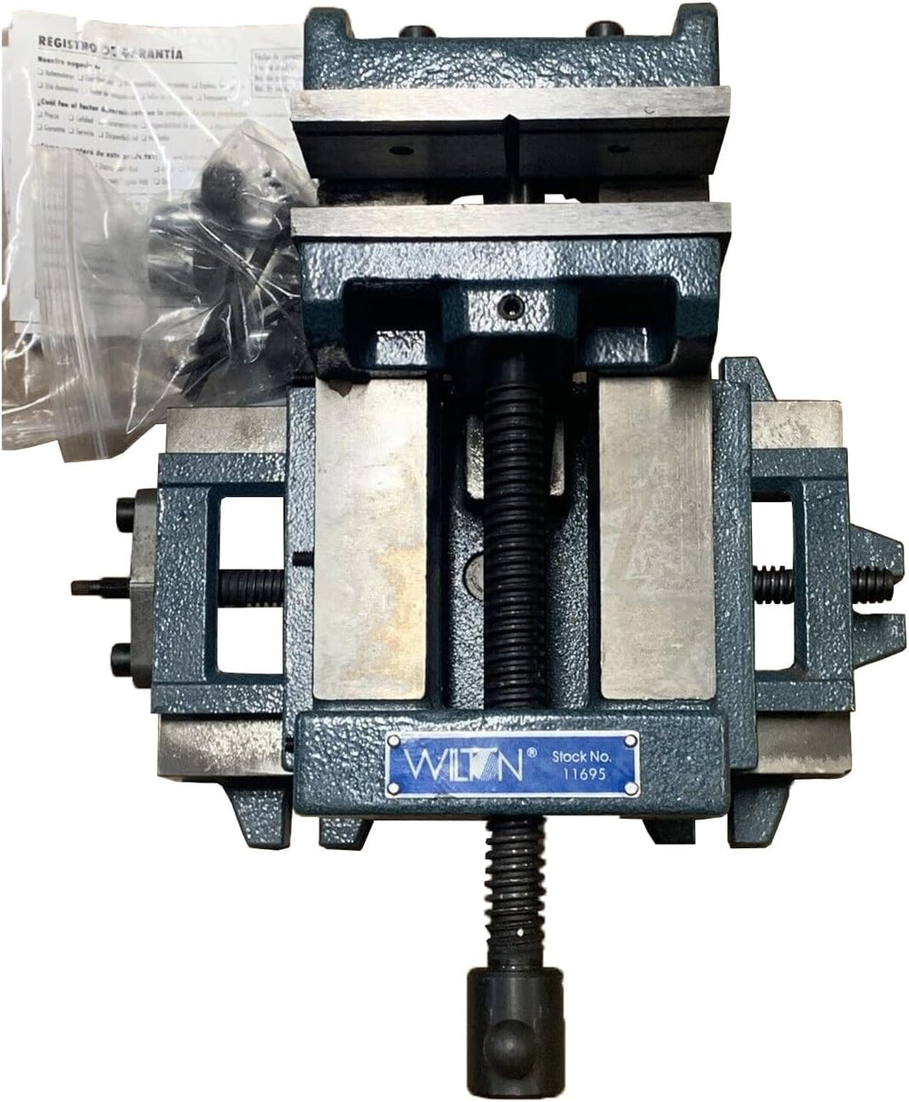 Wilton Cross-Slide Drill Press Vise, 5' Jaw Width & Max Opening, 1-1/2' Jaw Depth (Model CS5)
