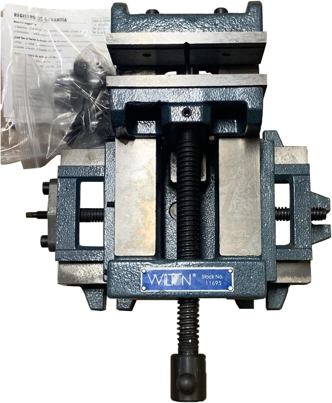Wilton Cross-Slide Drill Press Vise, 5' Jaw Width & Max Opening, 1-1/2' Jaw Depth (Model CS5)