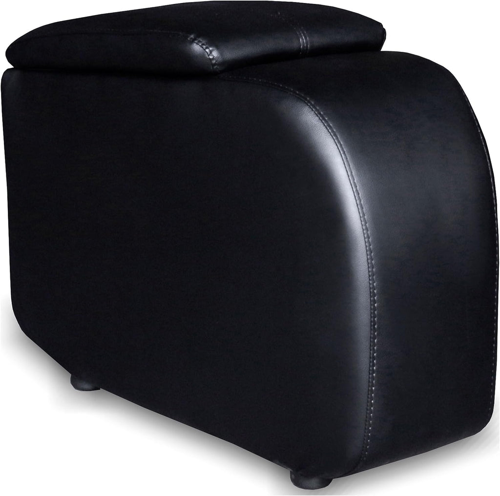 Coaster Home Furnishings - Cyrus - Wood - 7-Piece Upholstered Theater Seating with Cup Holders, Manual Recline and Hidden Storage - Living Room & Home Theater - Black - 600001-S5B
