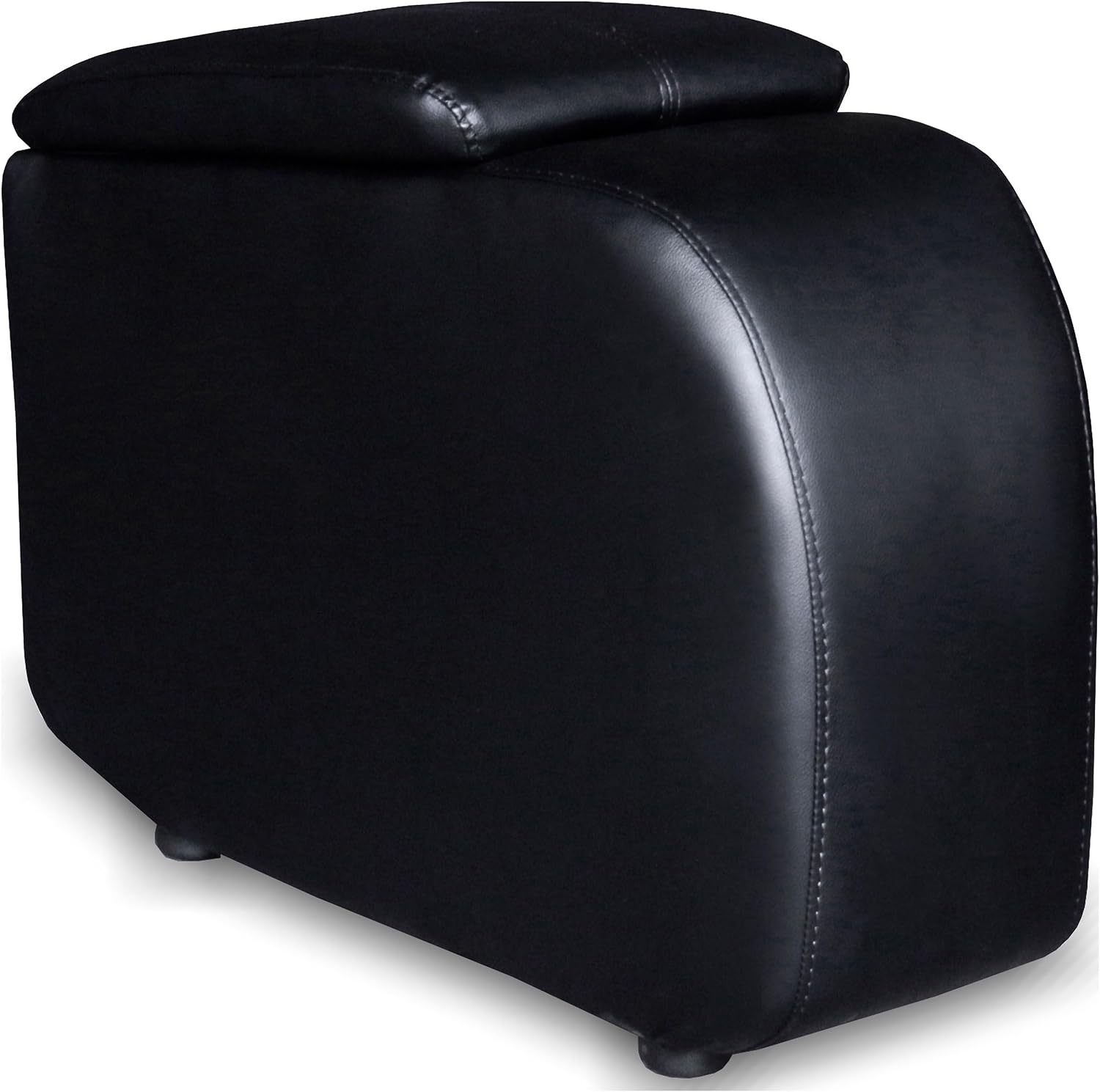 Coaster Home Furnishings - Cyrus - Wood - 7-Piece Upholstered Theater Seating with Cup Holders, Manual Recline and Hidden Storage - Living Room & Home Theater - Black - 600001-S5B