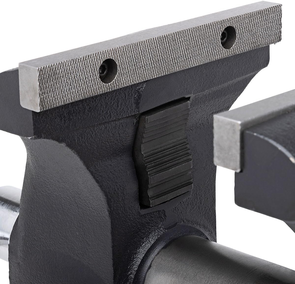 Yost HD800-C Heavy Duty 8-Inch Mechanics Work Bench Vise | Heavy Duty Woodworking & Metal Work Table with Secure Grip Swivel Base | 60,000 PSI Casting Iron Material with Extra-large Anvil Surface
