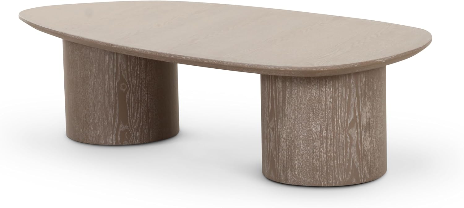 Tov Furniture Rhema Washed Ash Oblong Coffee Table