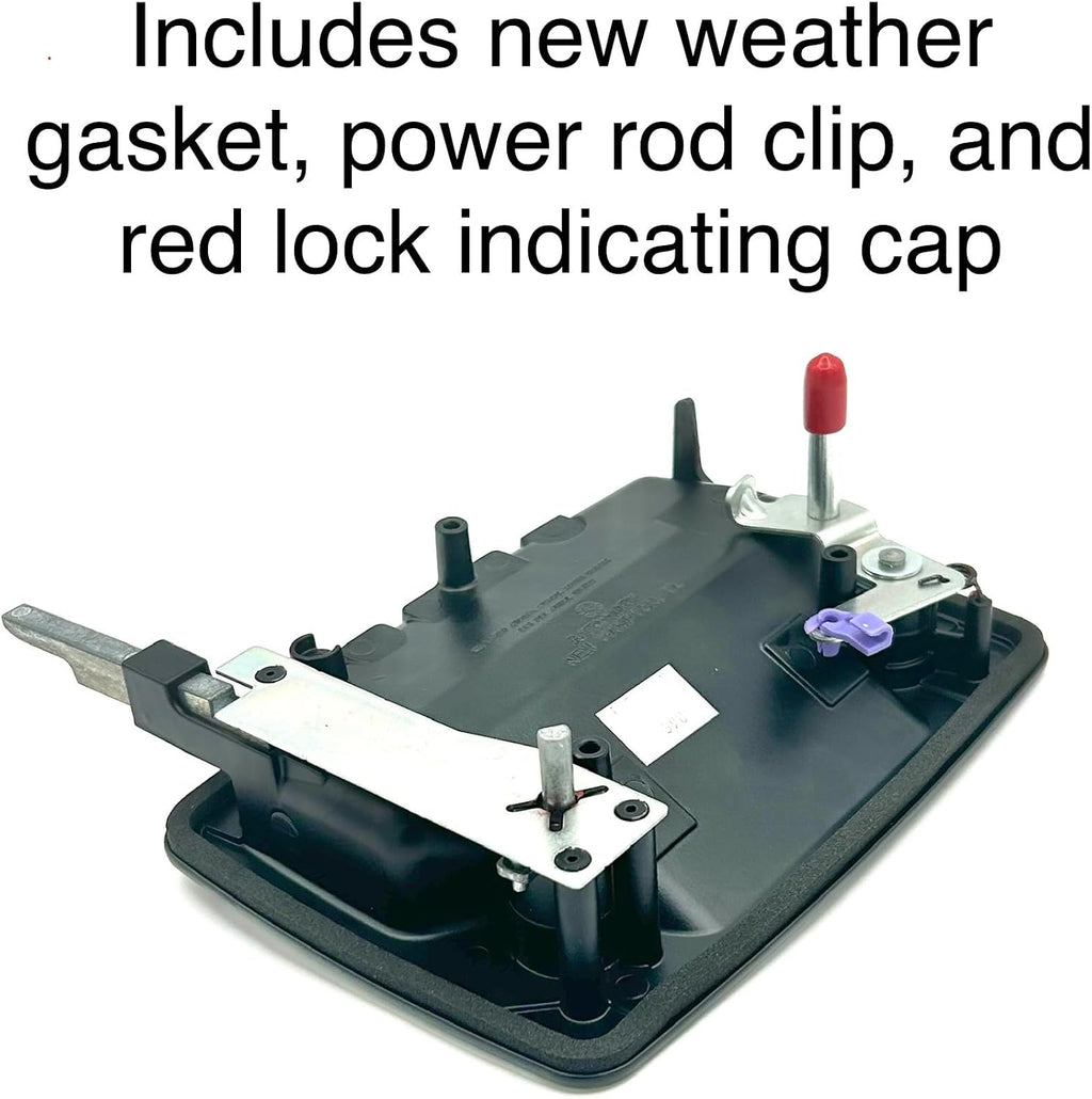 RV Door Handle Kit for 2' thick PTL RV Doors - Genuine TriMark parts - Back to Back Handle set with Hardware. Fits Tiffin, Newmar, Winnebago, Forest River, Dynamax, Entegra and more