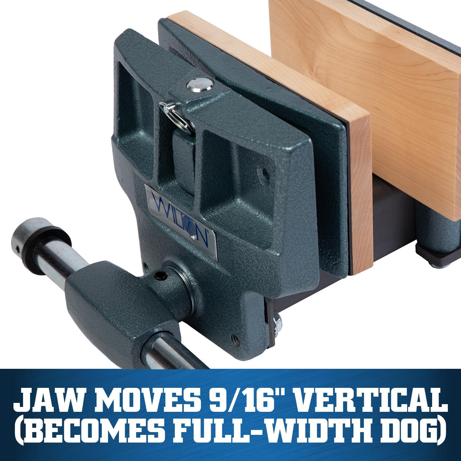 Wilton Woodworking Vise, 4' x 7' Jaw, 10' Max Jaw Opening, Rapid-Action (Model 78A)