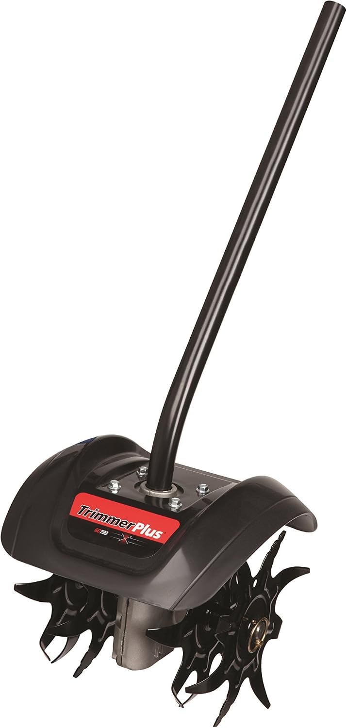 TrimmerPlus GC720 Garden Cultivator Attachment with Four Premium Tines for Attachment Capable String Trimmers, Polesaws, and Powerheads